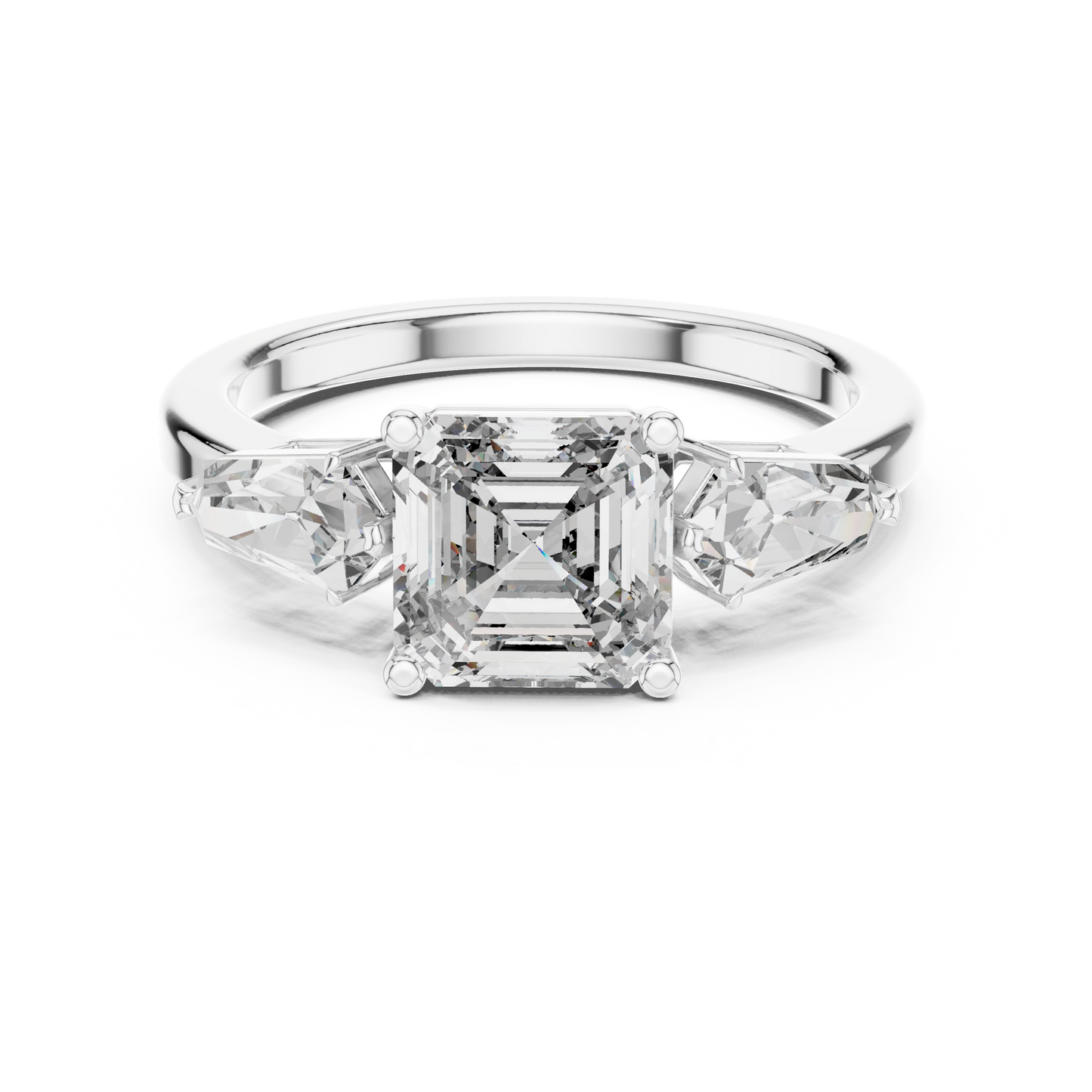 Square Diamond Engagement Ring - SB-9-29
