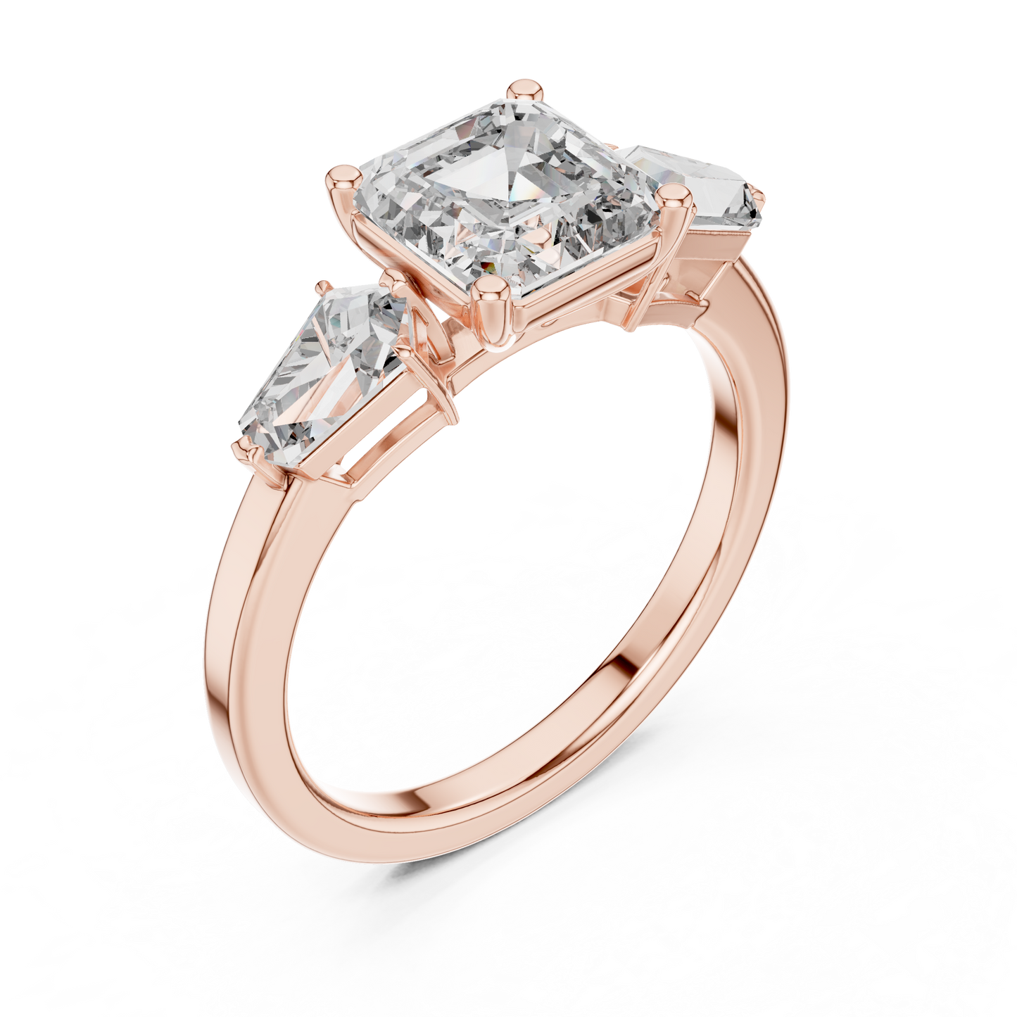 Square Diamond Engagement Ring - SB-9-29