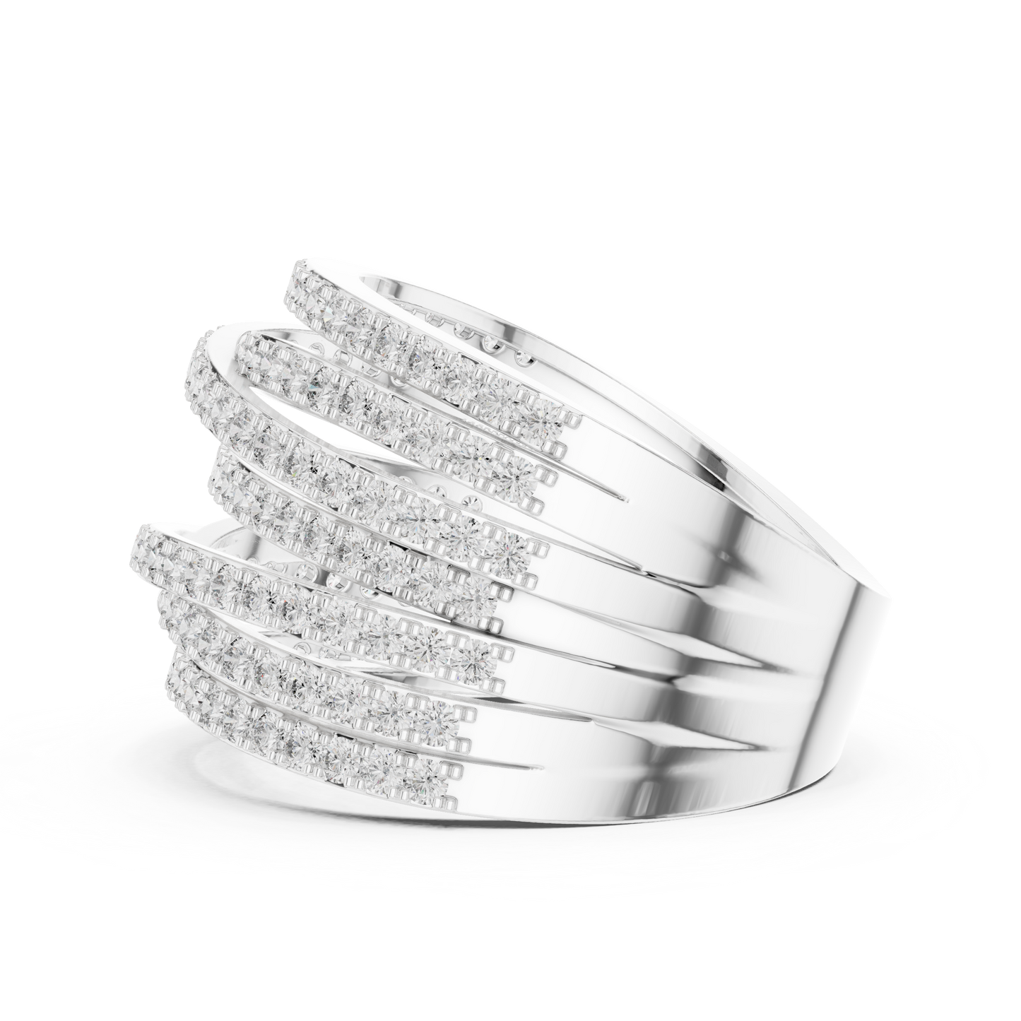 7 Strips Diamond Ring - SB-9-34