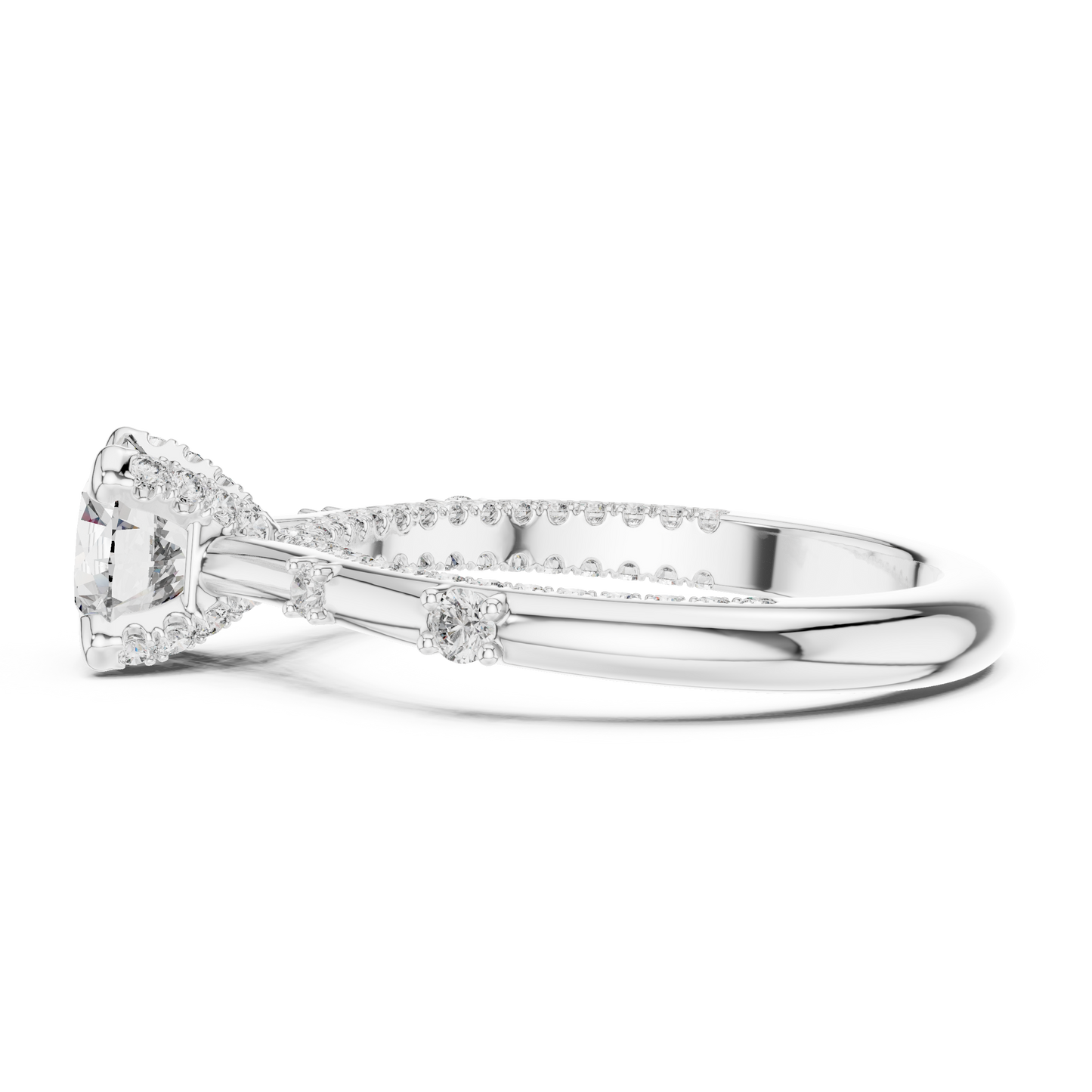 Engagement Multi Diamond Ring - SB-9-37