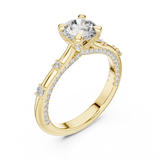 Engagement Multi Diamond Ring - SB-9-37