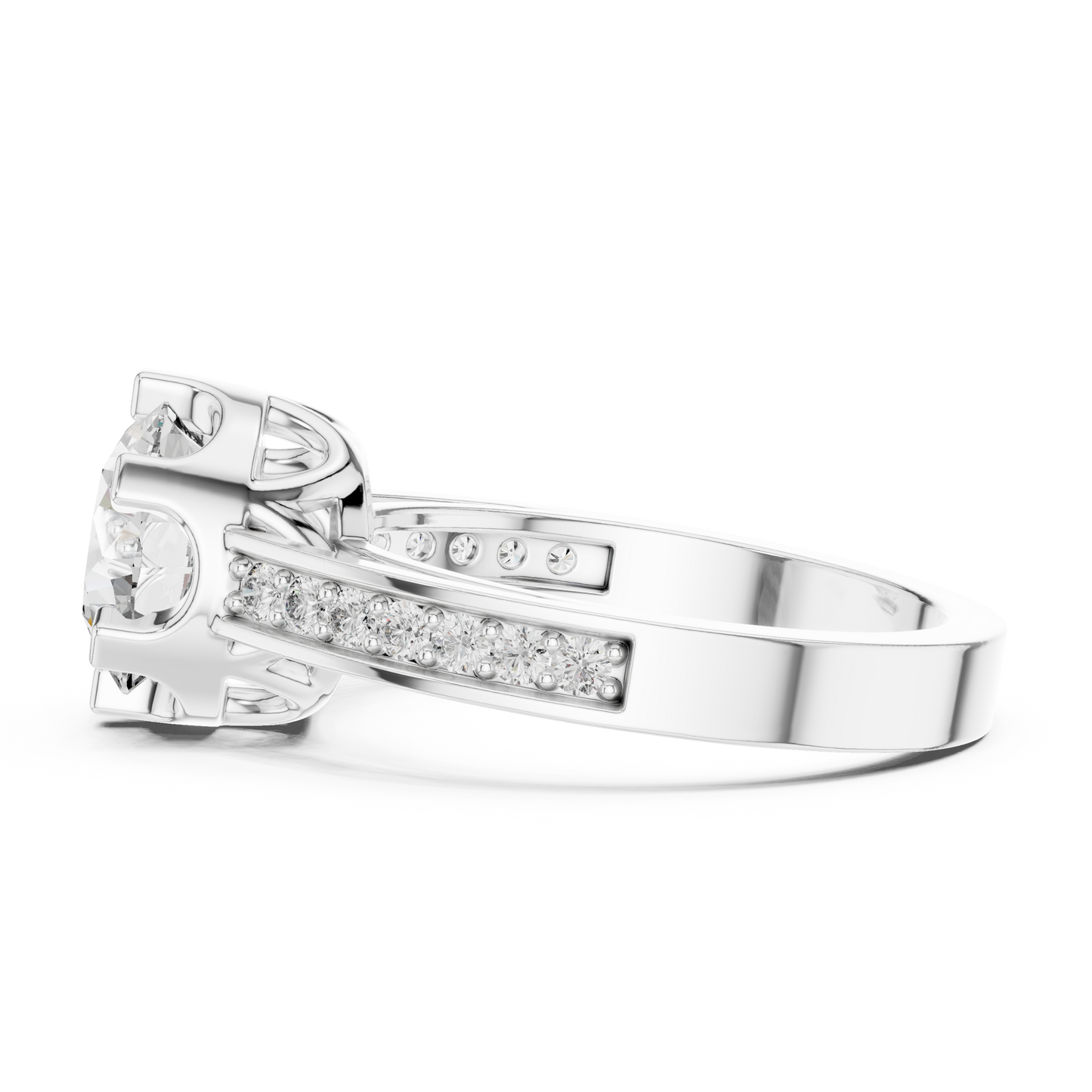 Royal Engagement Diamond Ring - SB-9-48