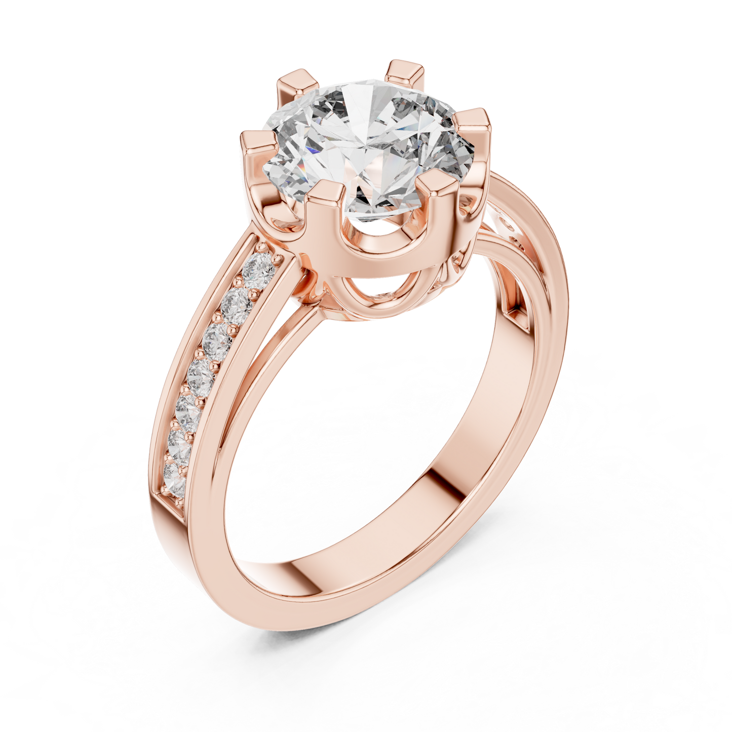 Royal Engagement Diamond Ring - SB-9-48