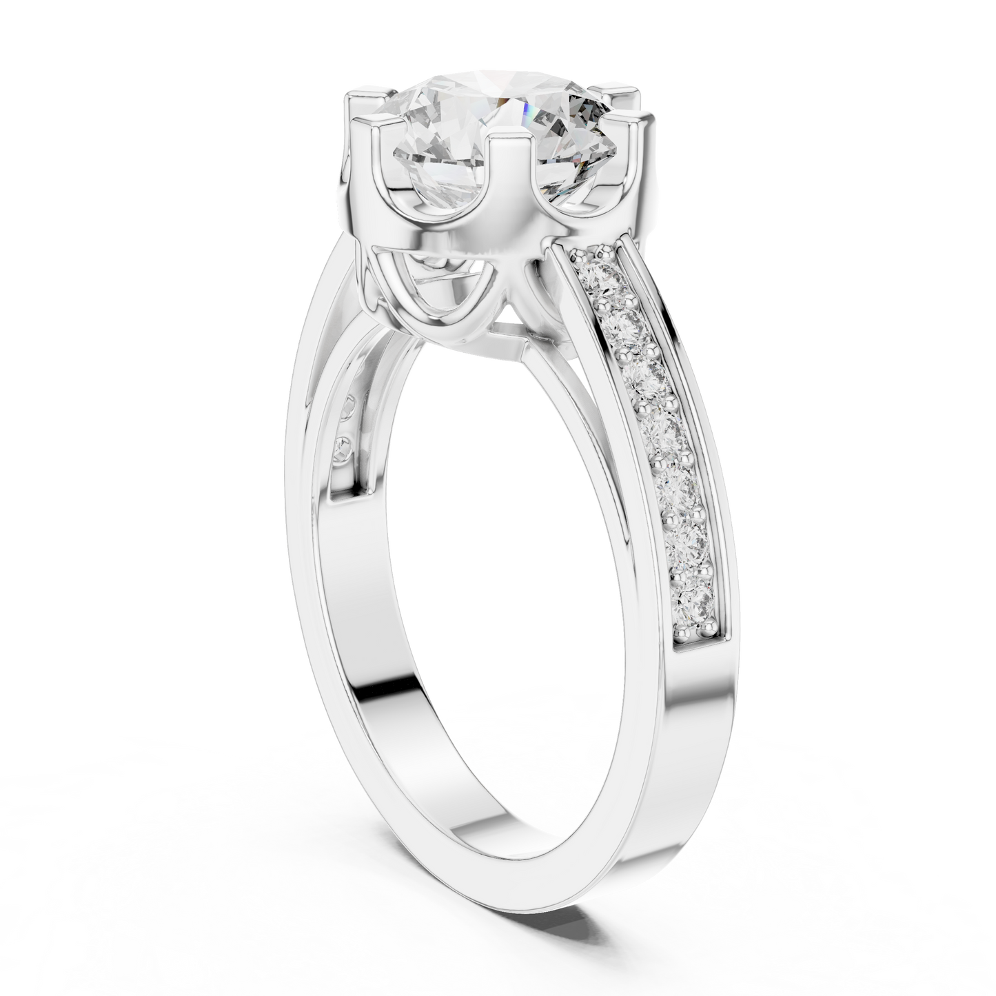 Royal Engagement Diamond Ring - SB-9-48