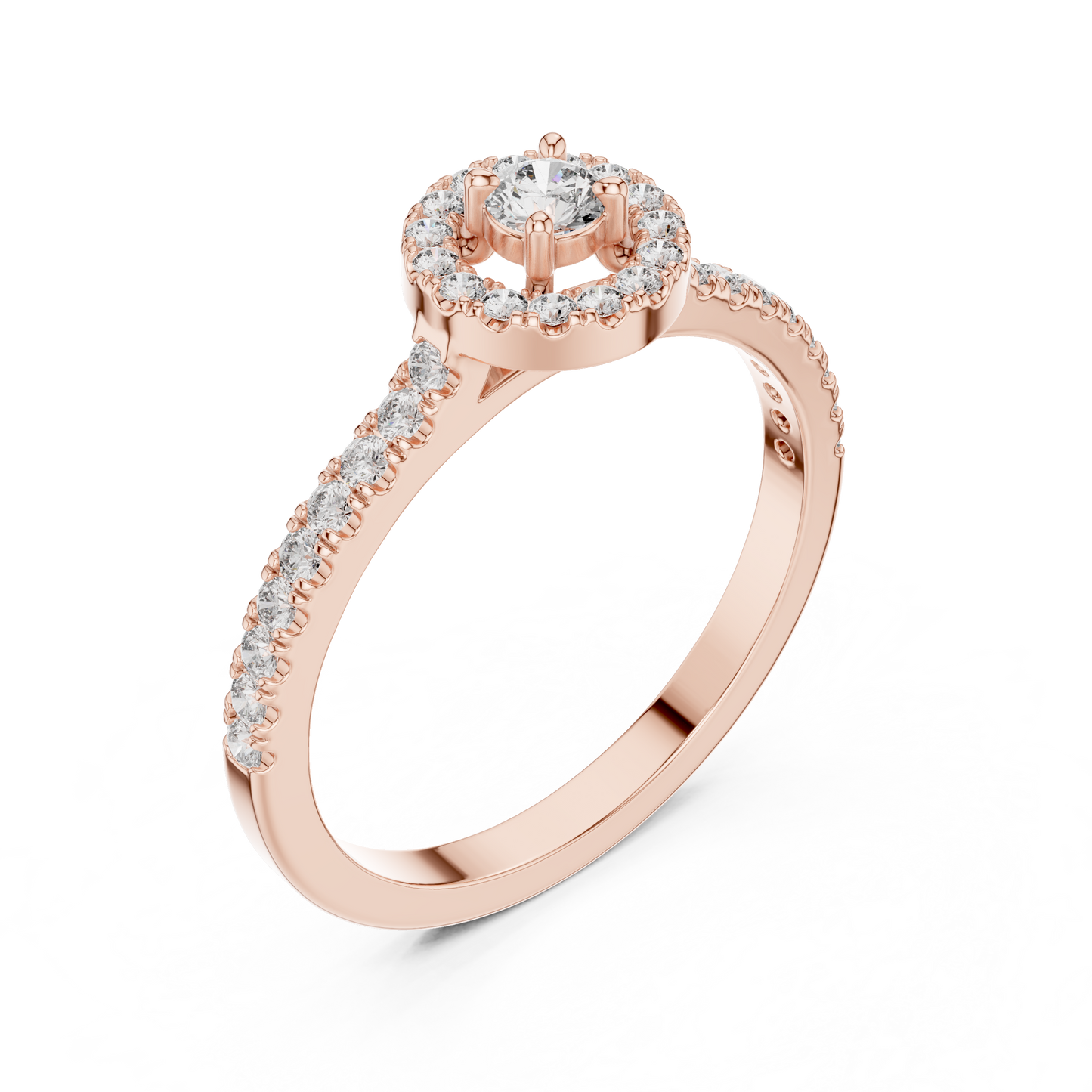 Princess Single Core Diamond Ring - SB-9-50