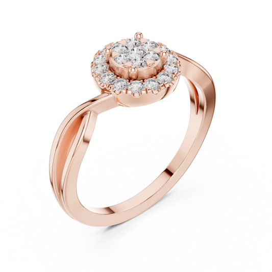 Singular Core Diamond Ring - SB-9-53