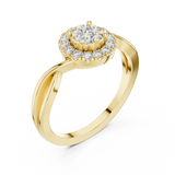Singular Core Diamond Ring - SB-9-53