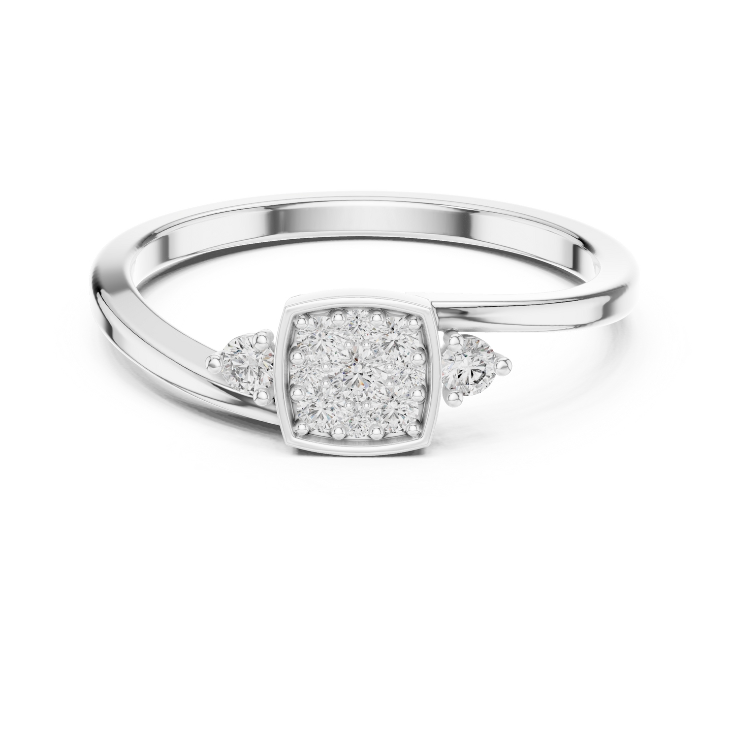 Aesthetic Royal Queen Diamond Ring - SB-9-56