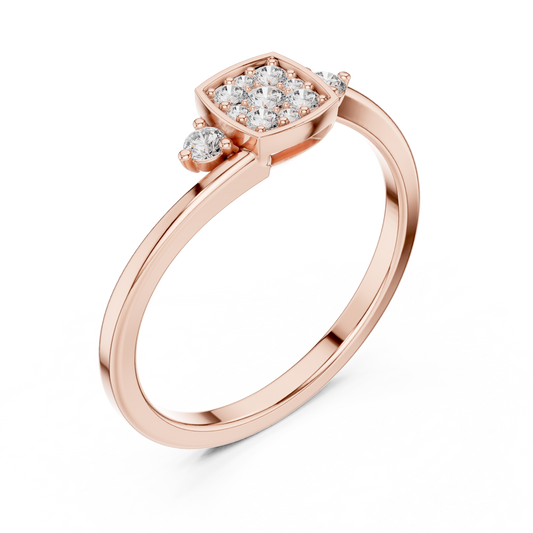 Aesthetic Royal Queen Diamond Ring - SB-9-56