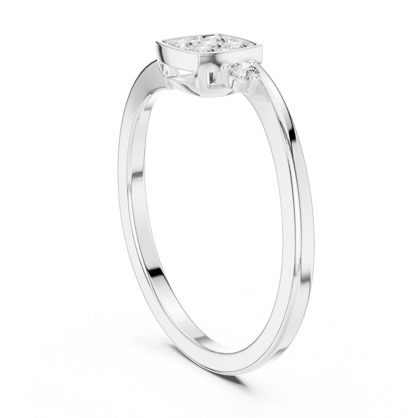 Aesthetic Royal Queen Diamond Ring - SB-9-56