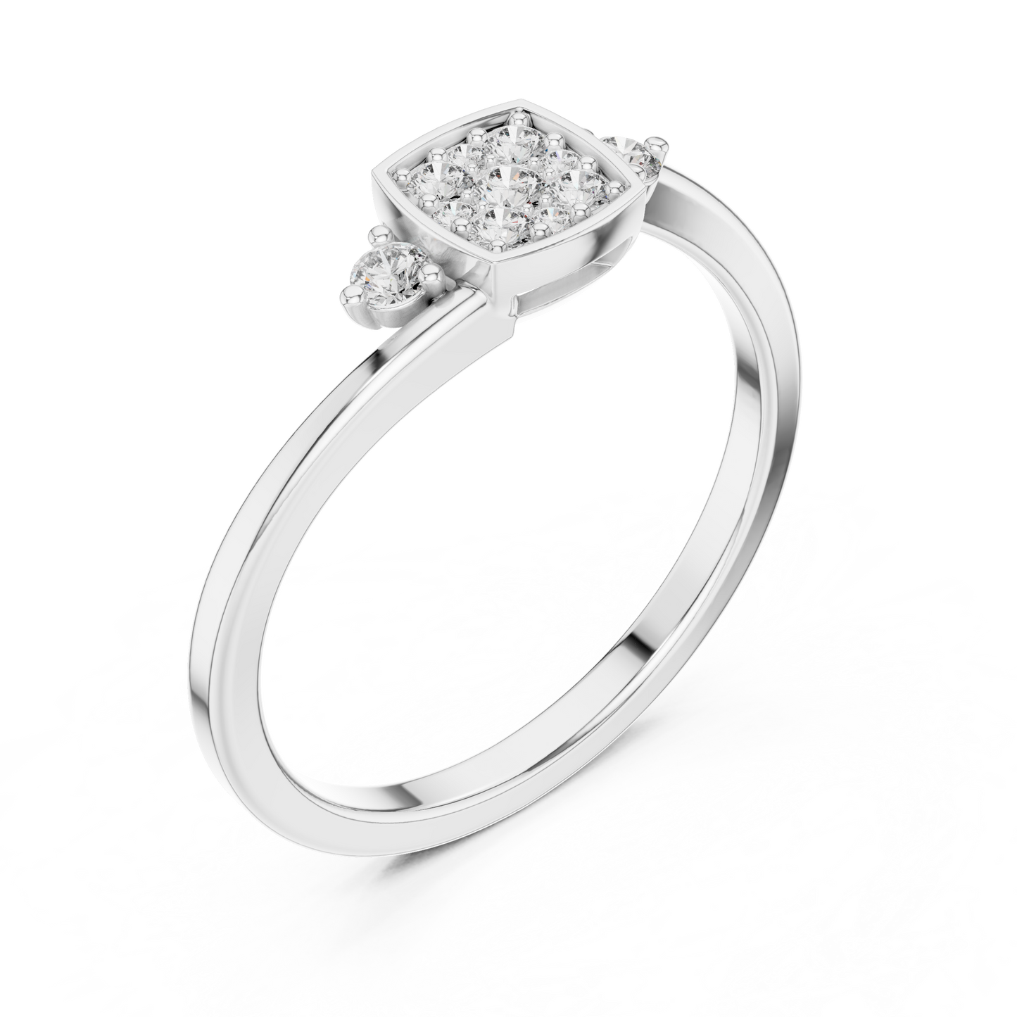 Aesthetic Royal Queen Diamond Ring - SB-9-56