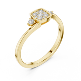Aesthetic Royal Queen Diamond Ring - SB-9-56