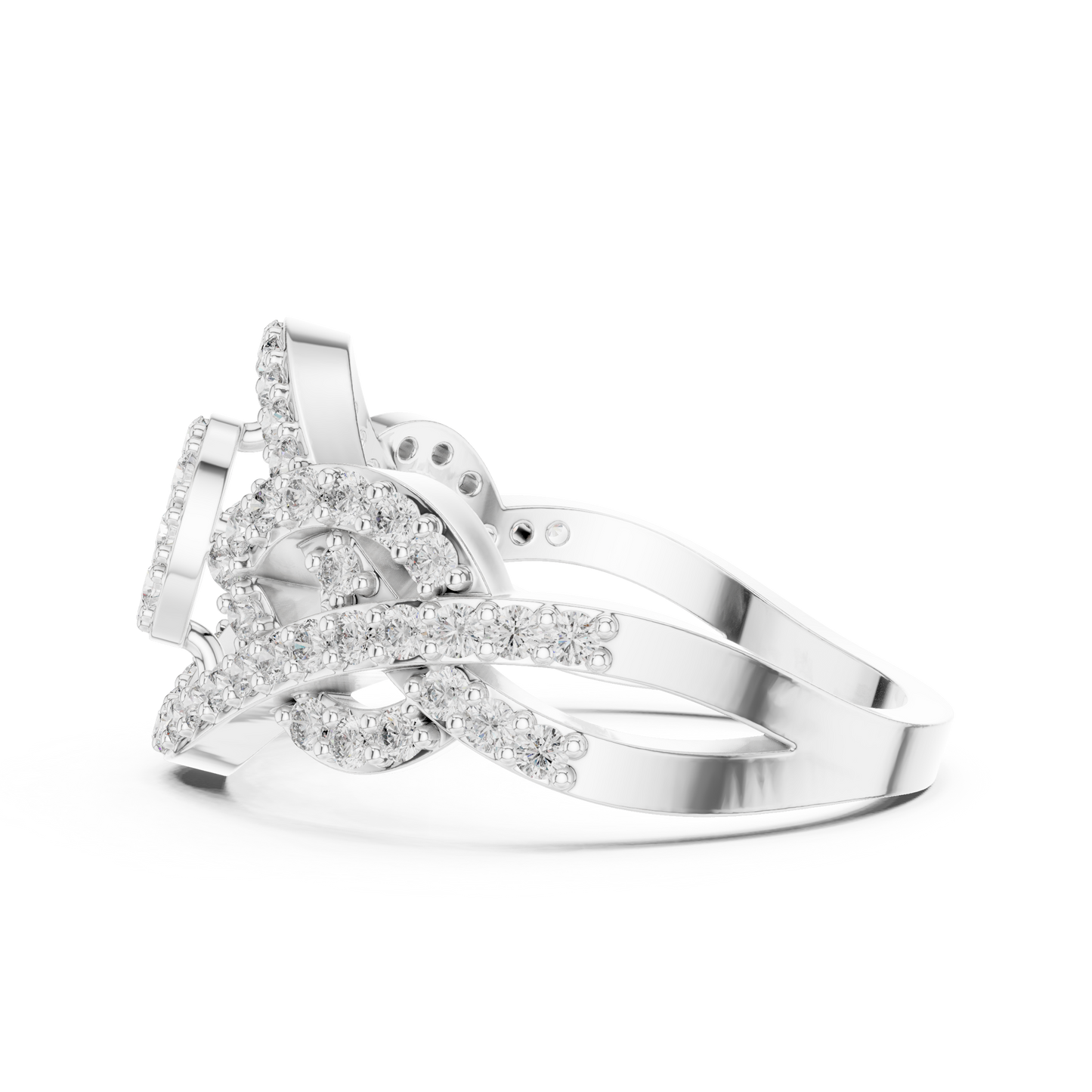 Royal Queen Multi Diamond Ring - SB-9-57
