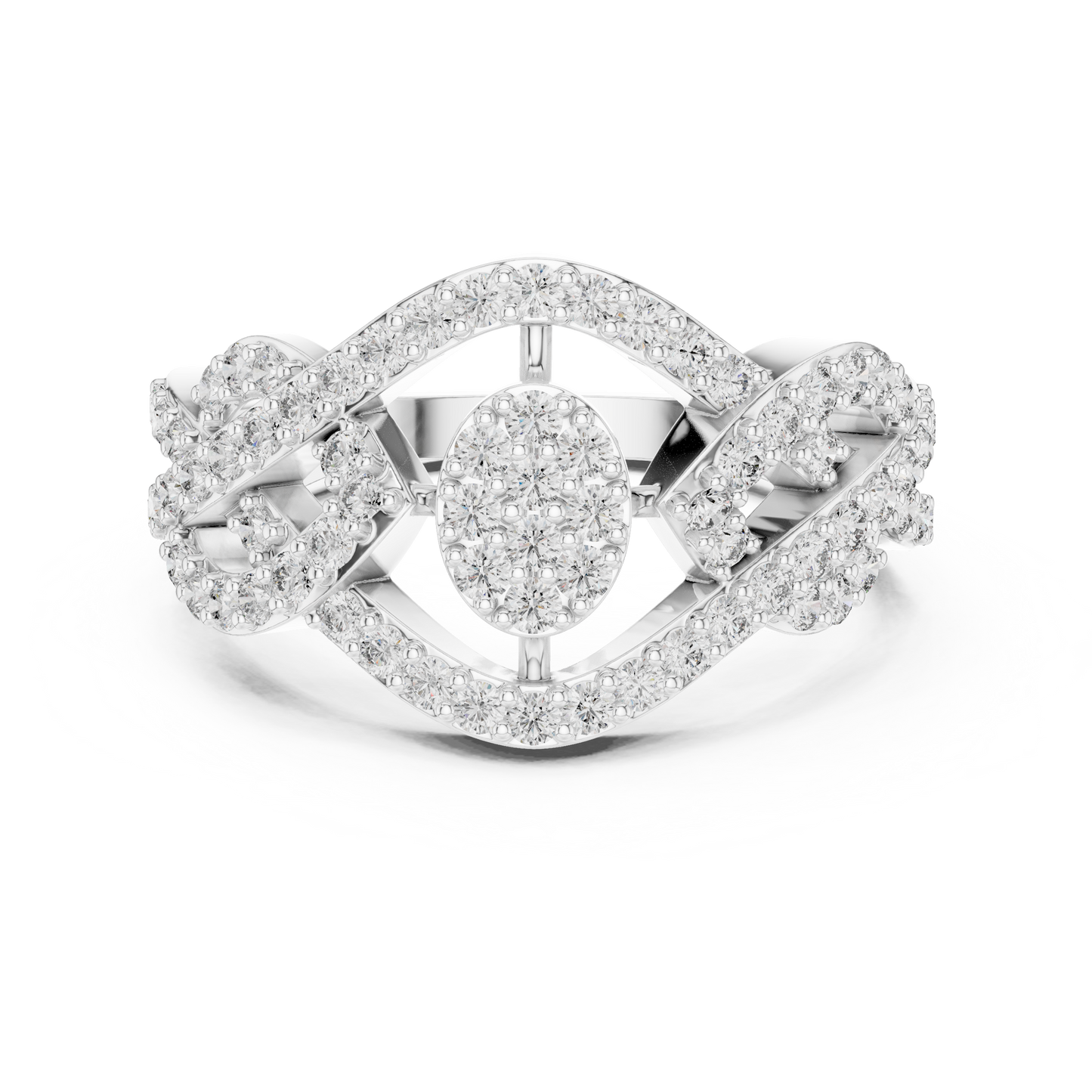 Royal Queen Multi Diamond Ring - SB-9-57