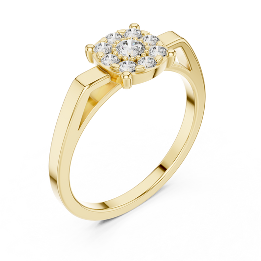 Aesthetic Diamond Ring SB-9-60
