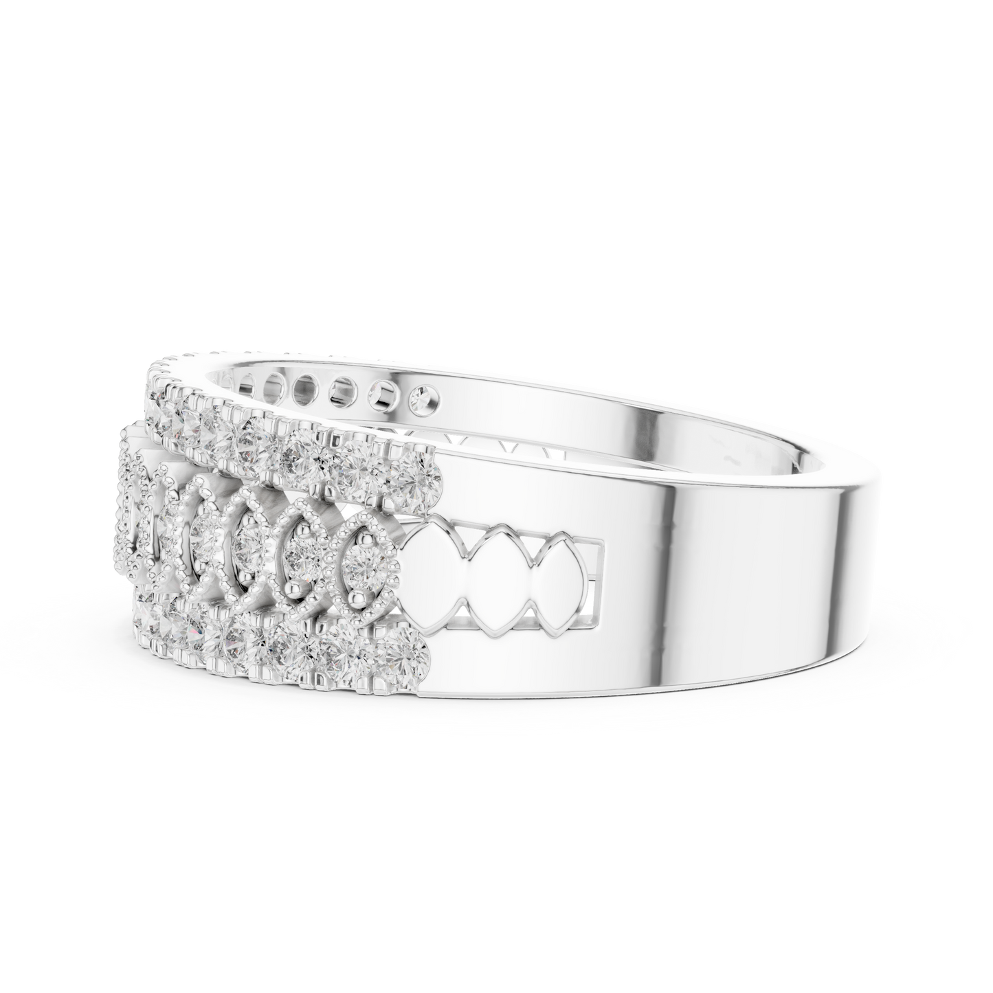 Full Round Royal Style Diamond Ring SB-9-61