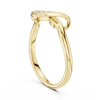 Infinity Pattern Diamond Ring - SB-6-1