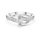 Leaf Curve Diamond Ring - SB-6-3