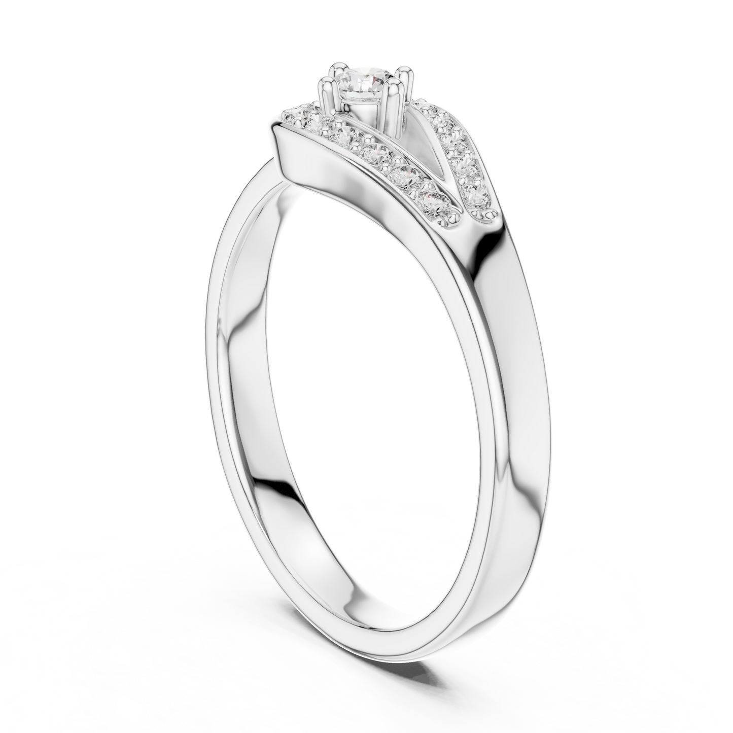 Little Loop Diamond Ring - SB-6-4