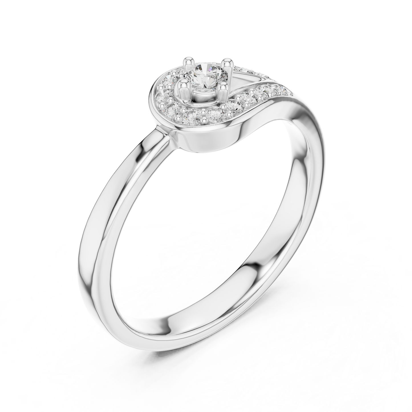Little Loop Diamond Ring - SB-6-4