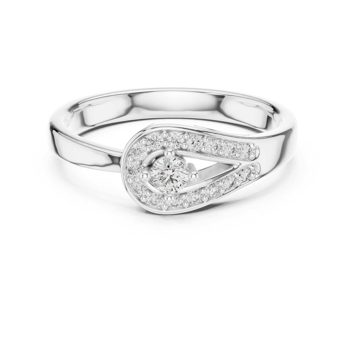 Little Loop Diamond Ring - SB-6-4