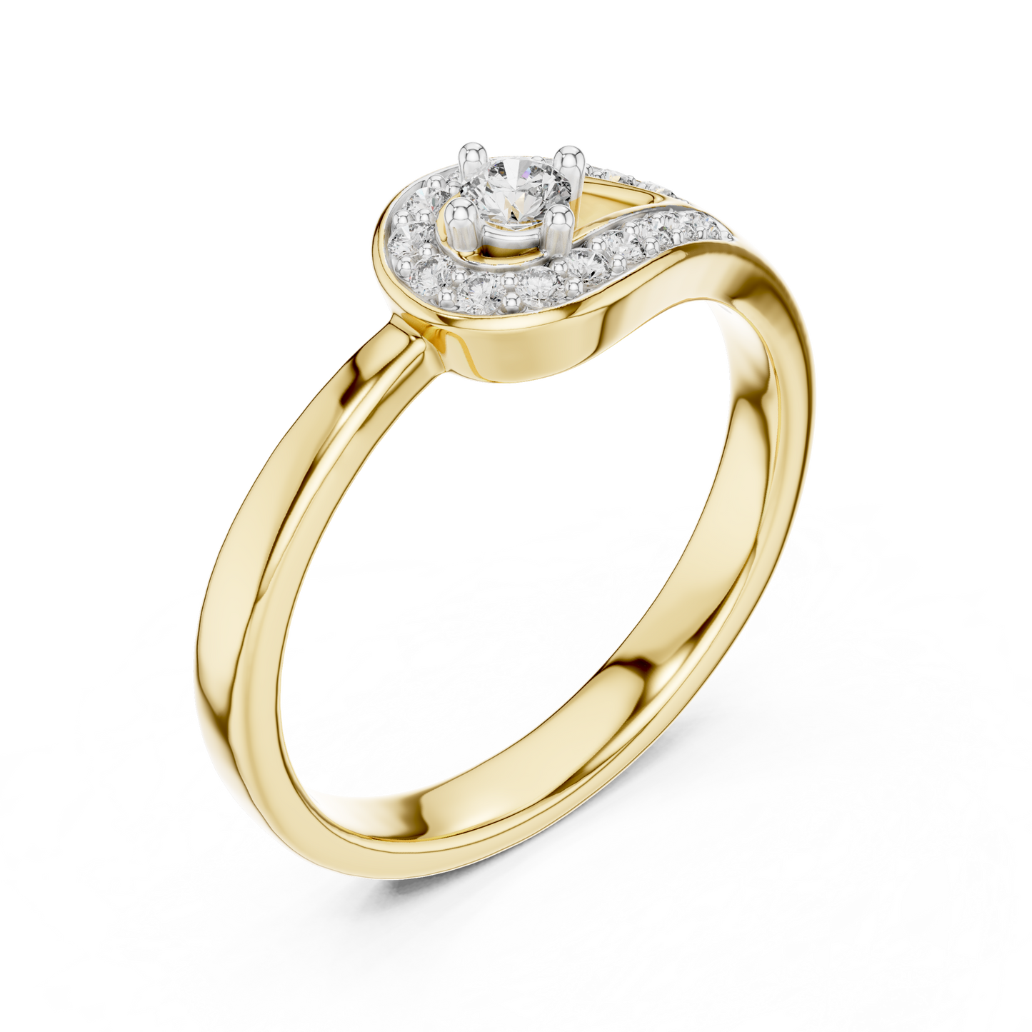 Little Loop Diamond Ring - SB-6-4