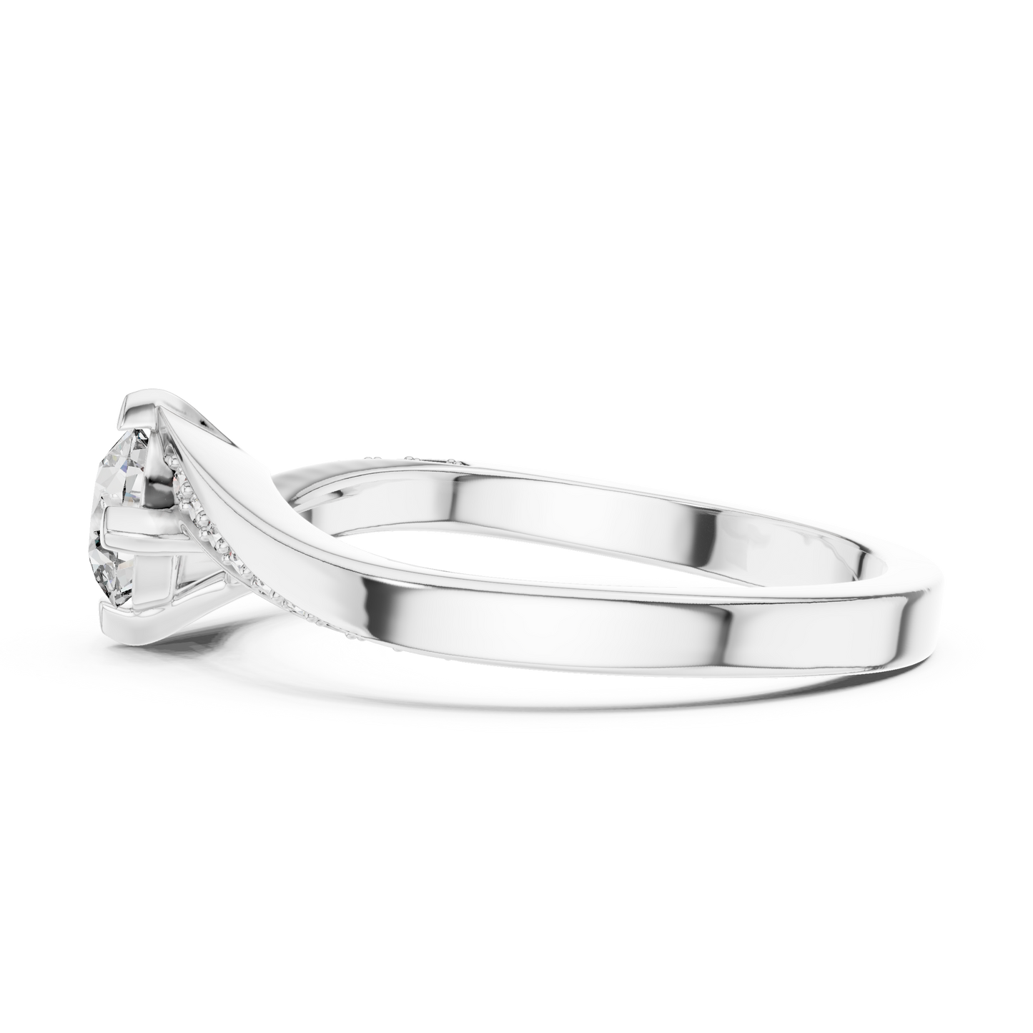 Core Swirl Diamond Ring - SB-6-6