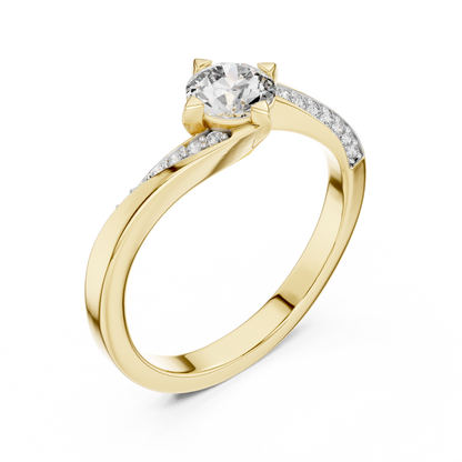 Core Swirl Diamond Ring - SB-6-6