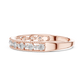 Dotted Border Half Line Diamond Ring - SB-6-11
