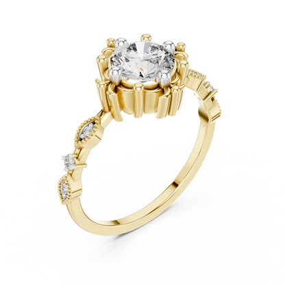 Diamond Crown Ring - SB-6-17