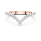 V Shape Diamond Ring - SB-6-18