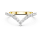V Shape Diamond Ring - SB-6-18