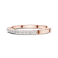 Half Cut Kada Shape Diamond Ring - SB-6-19