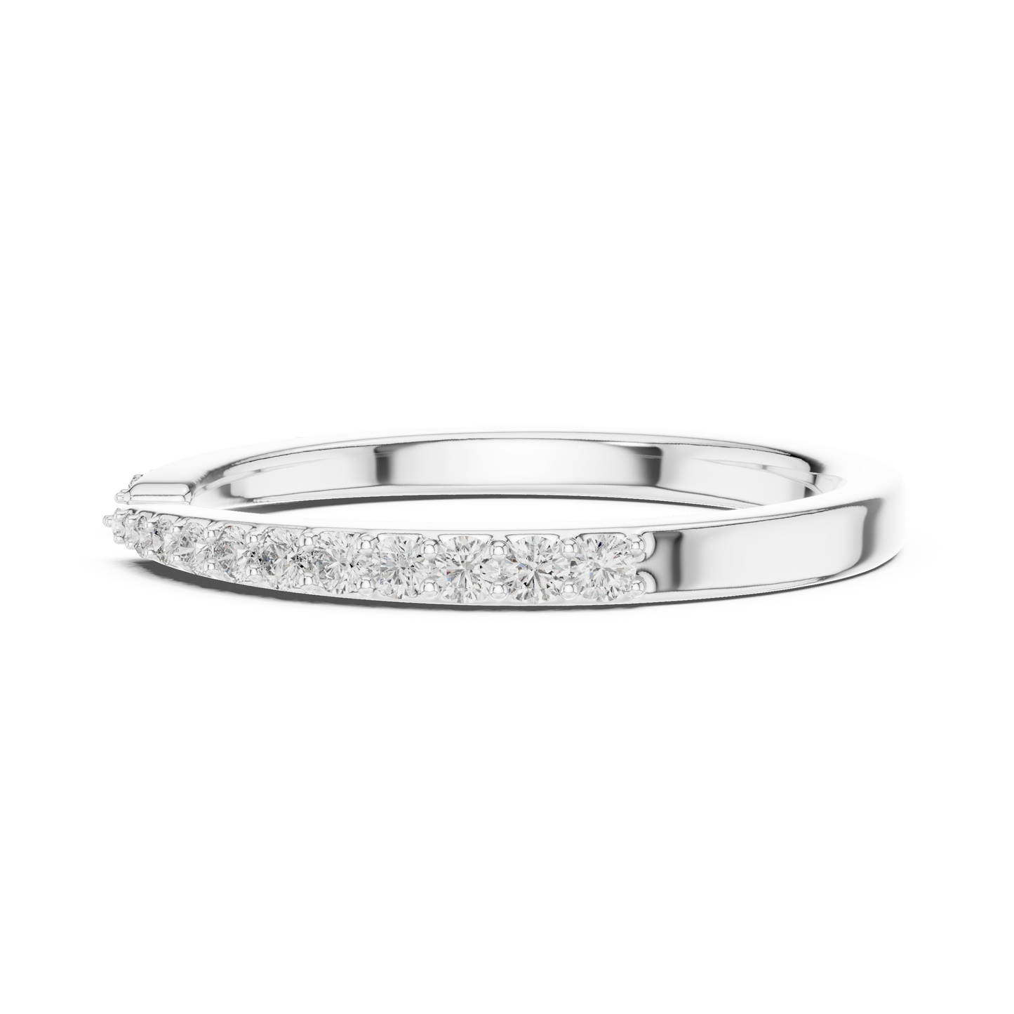 Half Cut Kada Shape Diamond Ring - SB-6-19