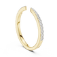 Half Cut Kada Shape Diamond Ring - SB-6-19