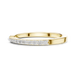 Half Cut Kada Shape Diamond Ring - SB-6-19