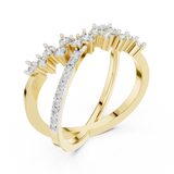 2 in 1 Cross Diamond Ring - SB-6-20