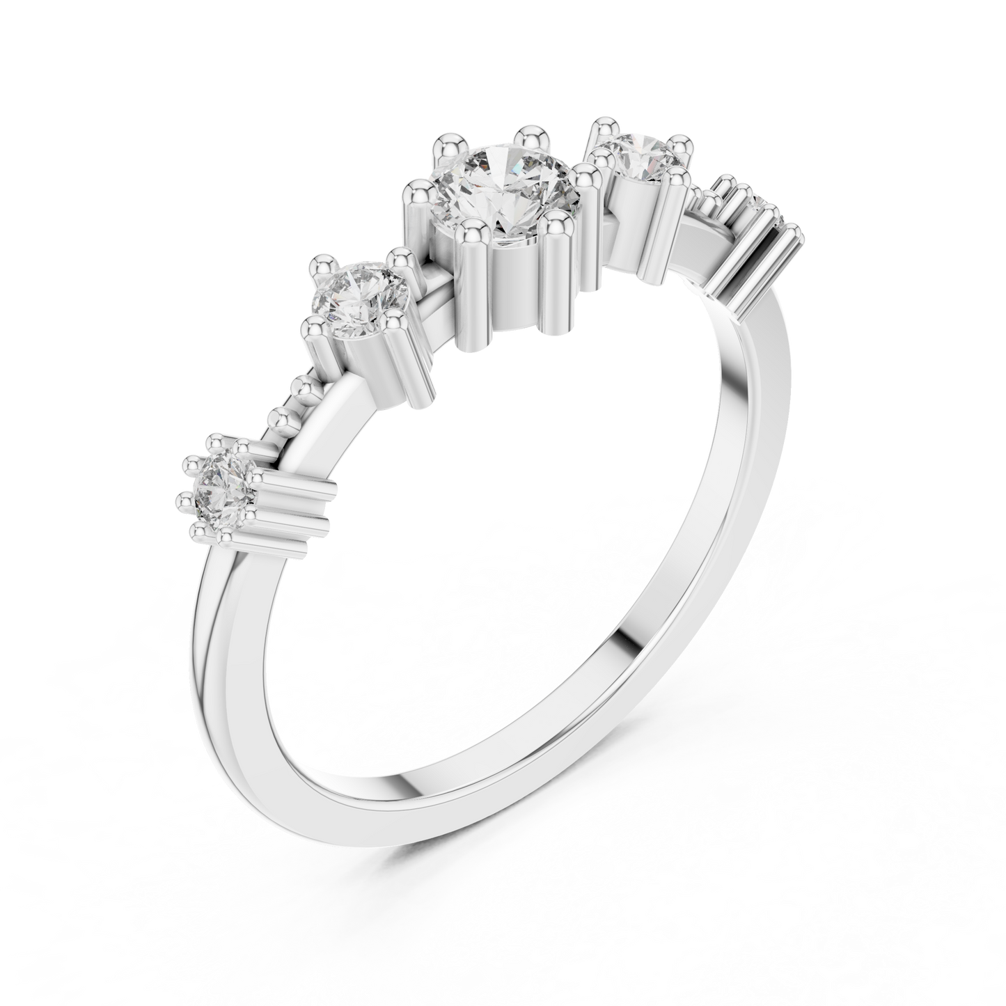 5 Diamond Crown Ring - SB-6-21