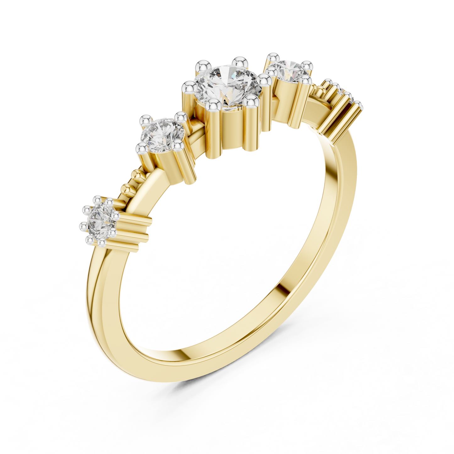 5 Diamond Crown Ring - SB-6-21