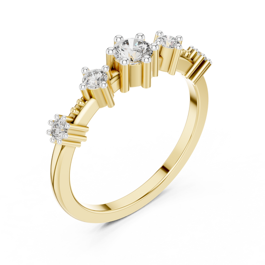 5 Diamond Crown Ring - SB-6-21