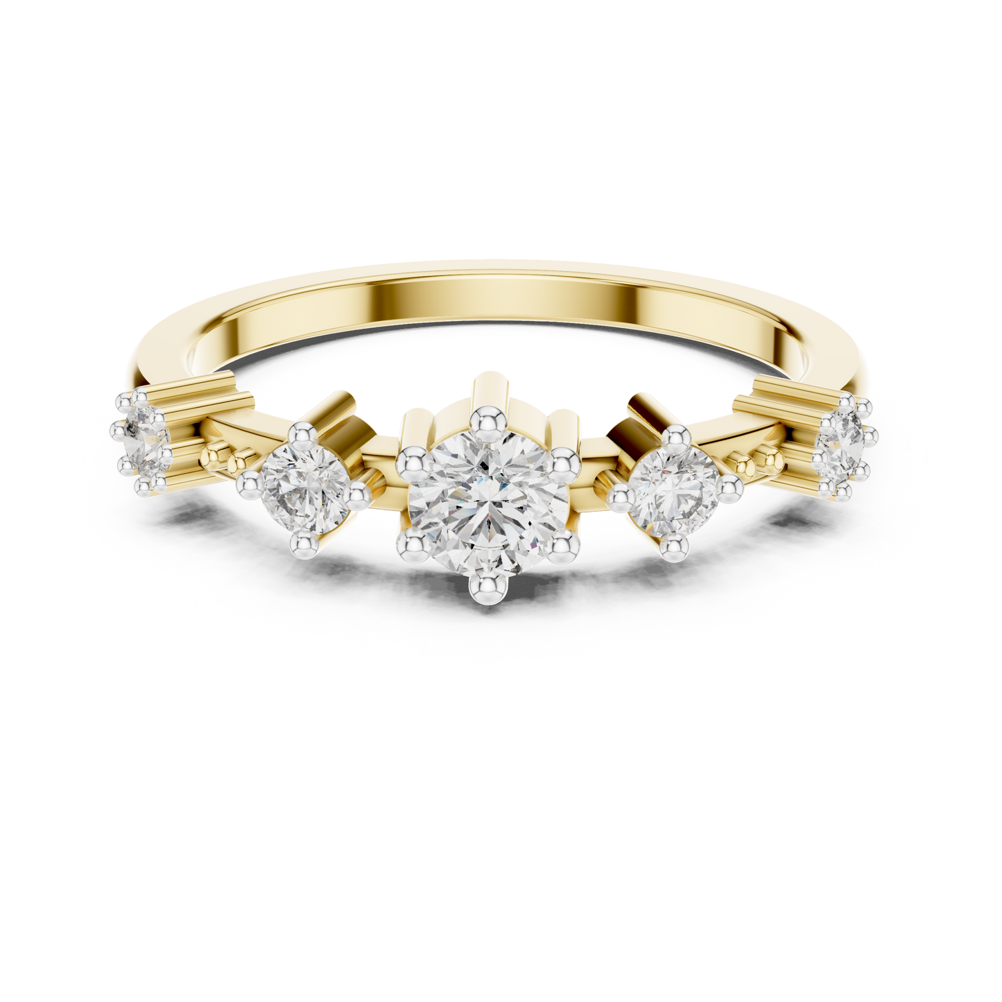5 Diamond Crown Ring - SB-6-21
