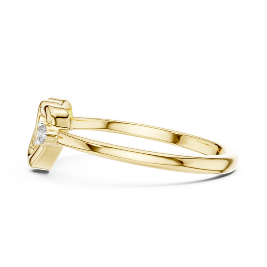 2 Hearts Diamond Ring - SB-6-23