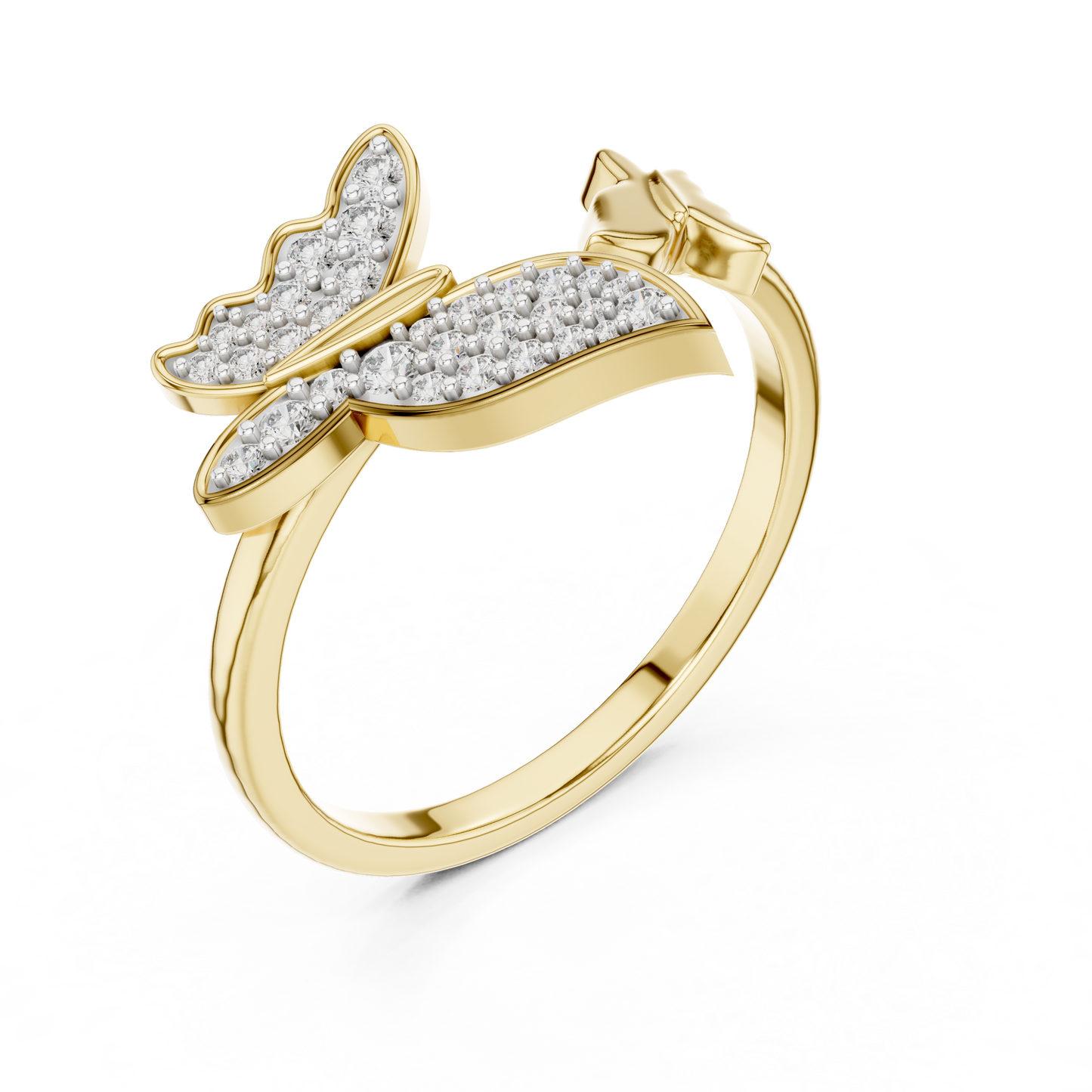 Butterfly Diamond Ring - SB-6-24