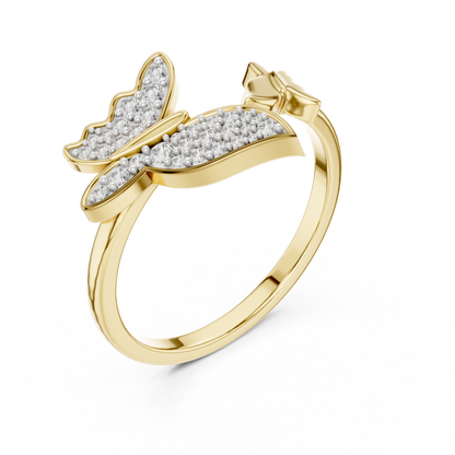 Butterfly Diamond Ring - SB-6-24