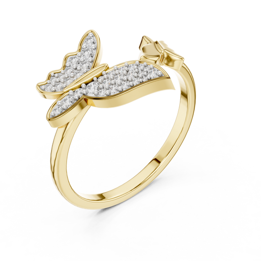 Butterfly Diamond Ring - SB-6-24