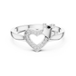 Heart And Crown Diamond Ring - SB-6-25