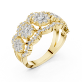 5 Flower Royal Diamond Ring SB-9-66