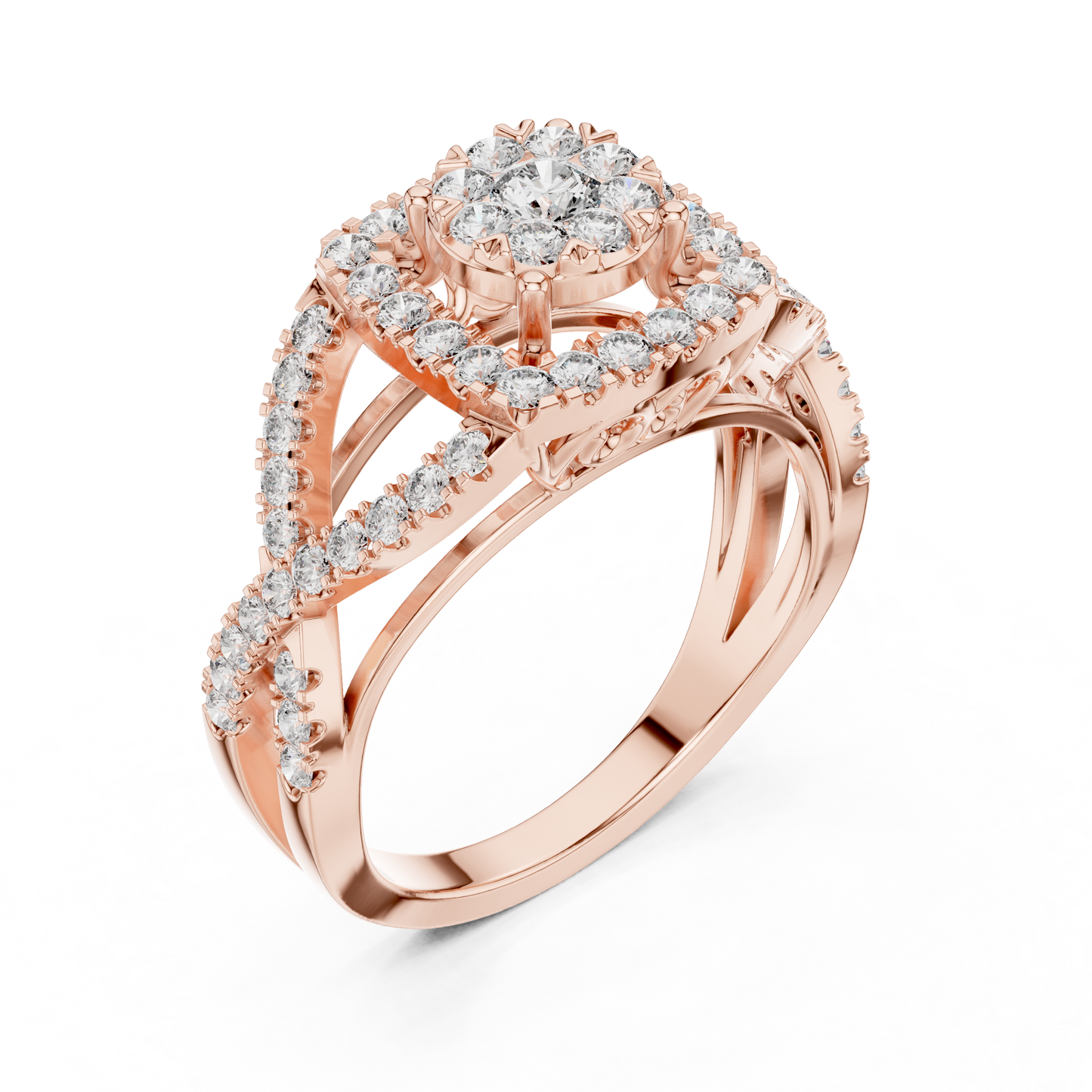 Multi Style Diamond Engagement Ring SB-9-73