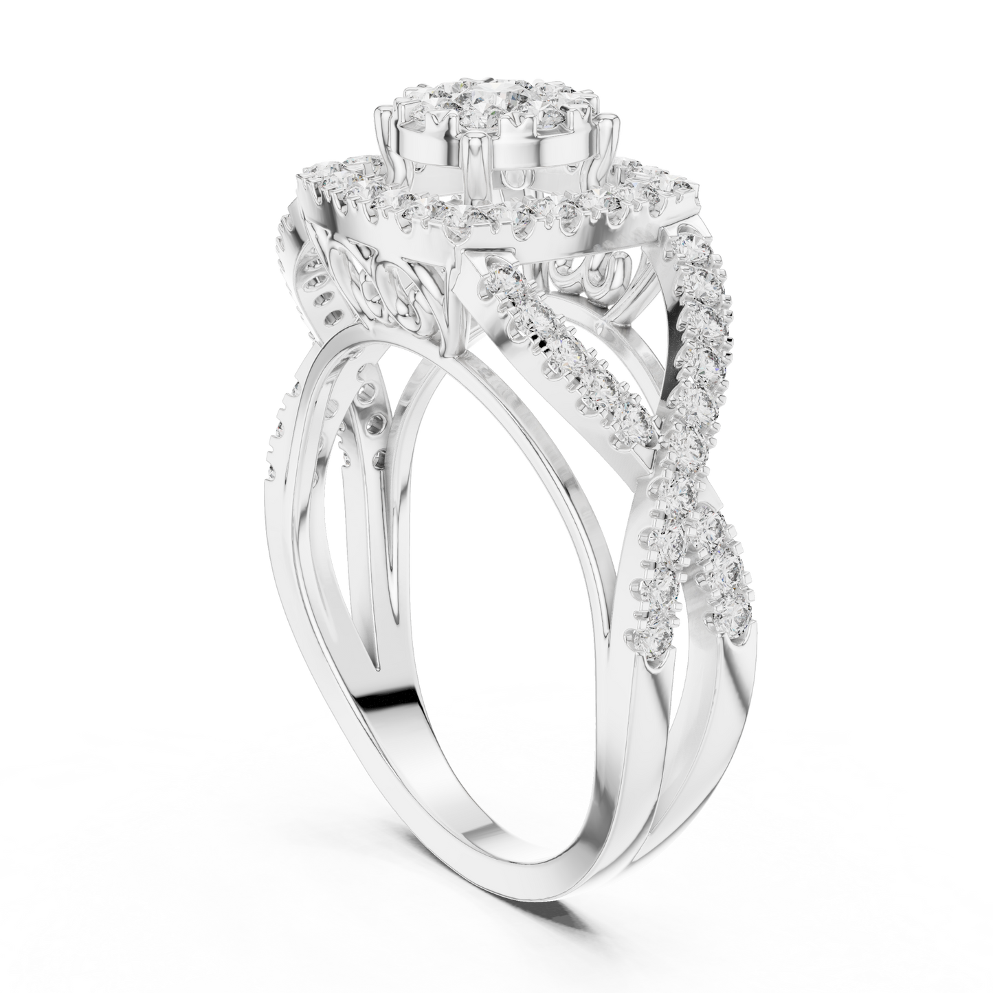 Multi Style Diamond Engagement Ring SB-9-73