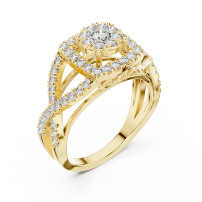 Multi Style Diamond Engagement Ring SB-9-73